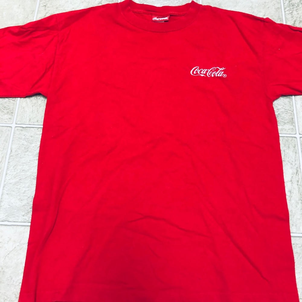 Vintage coke a cola made in USA t shirt